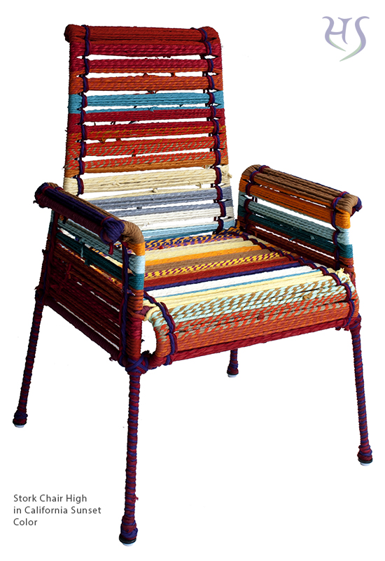 Stork Chair Sunset Colors Sahil & Sarthak